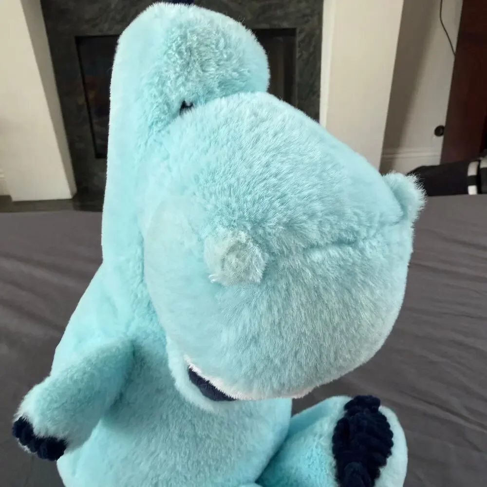 Giggle Scape Blue Dinosaur Plush Stuffed Animal Soft Toy